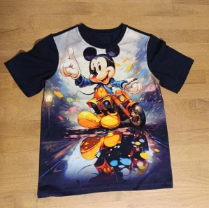Triko mickey s motorkou