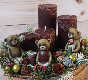 Advent s medvídky v lese