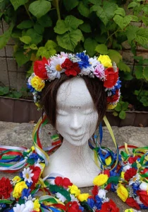 Věneček bohatý folklórní 