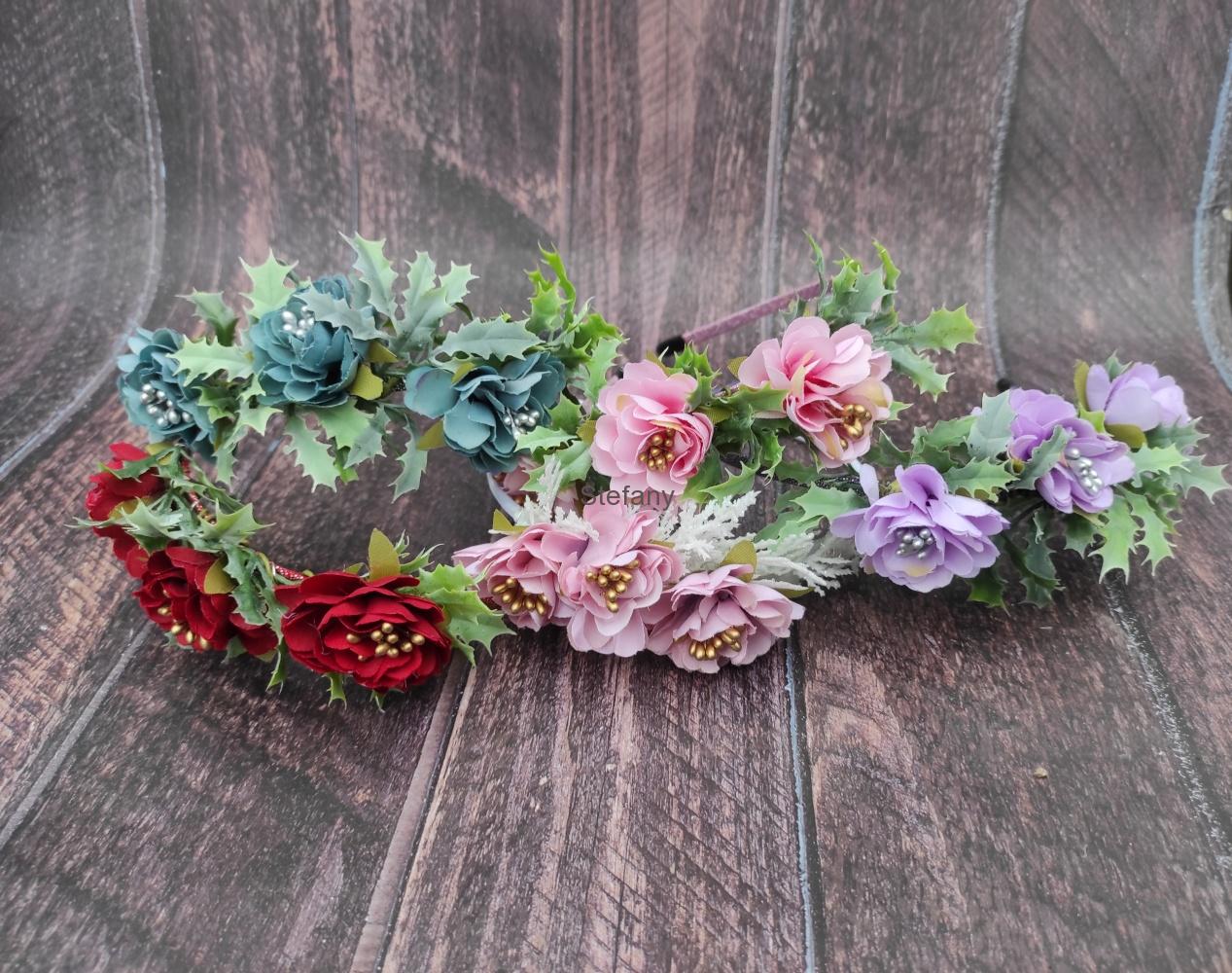 Čelenky květinové