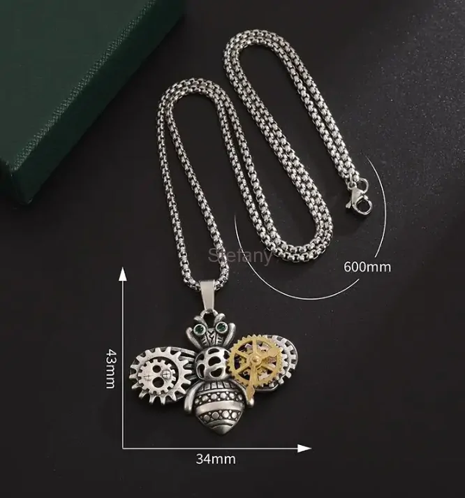 Náhrdelník steampunk 