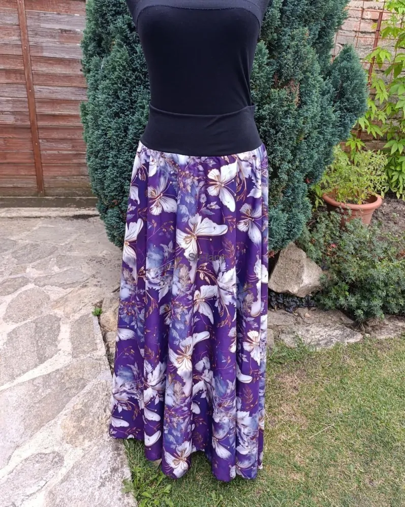 Sukně maxi motýlková