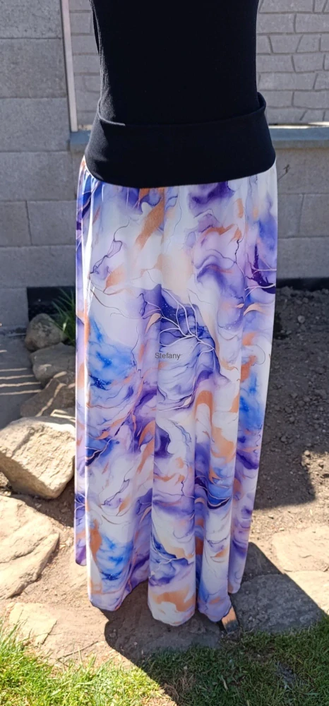 Sukně světlá fialková