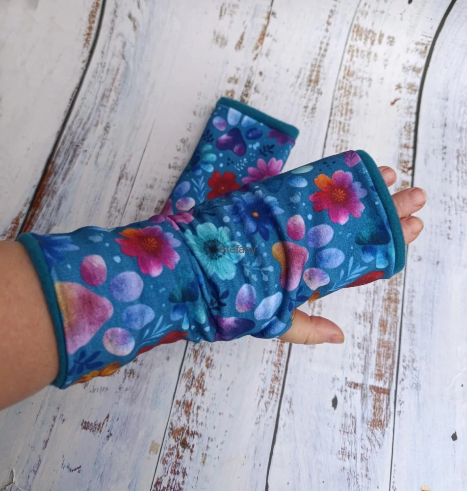 Zimní sada tlapky na modré