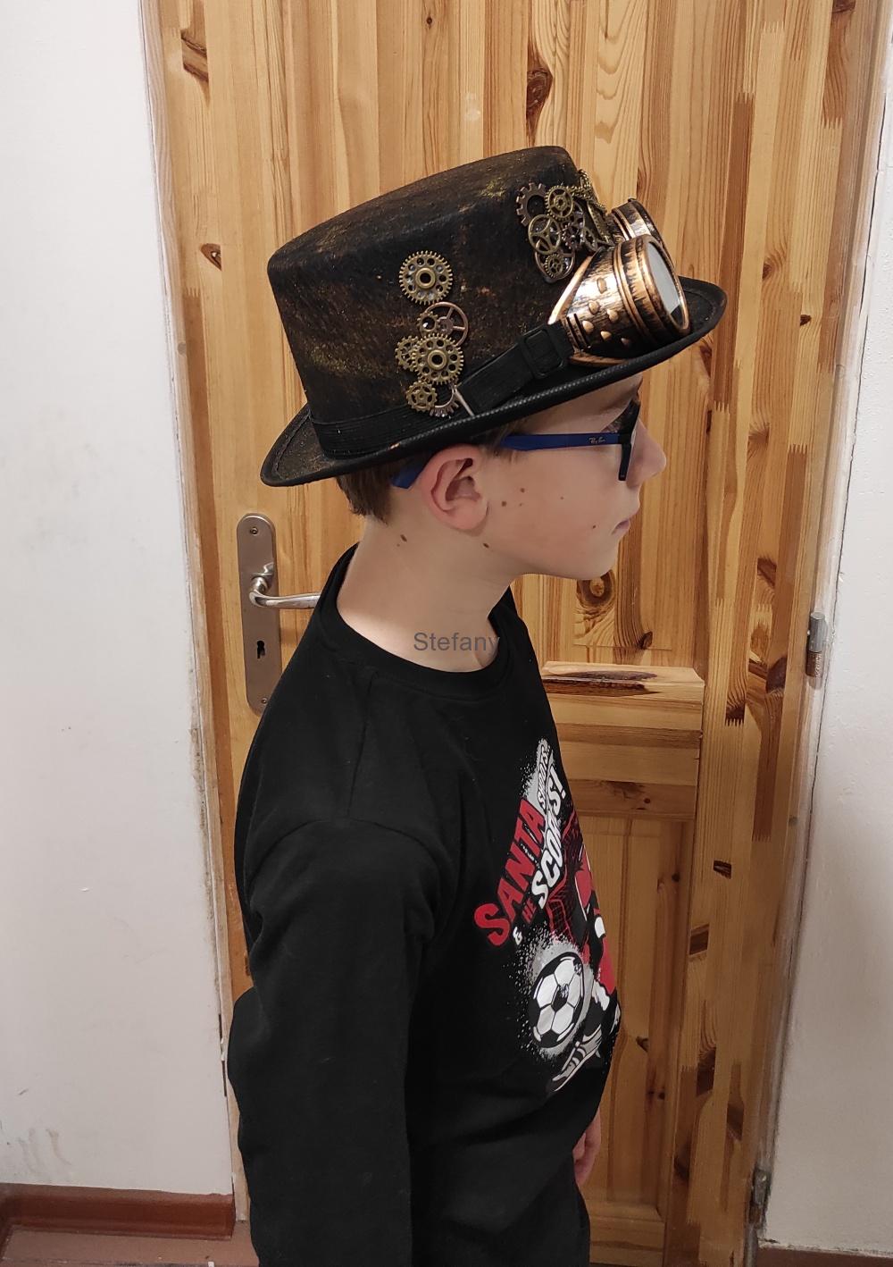 Klobouk steampunk  dětský
