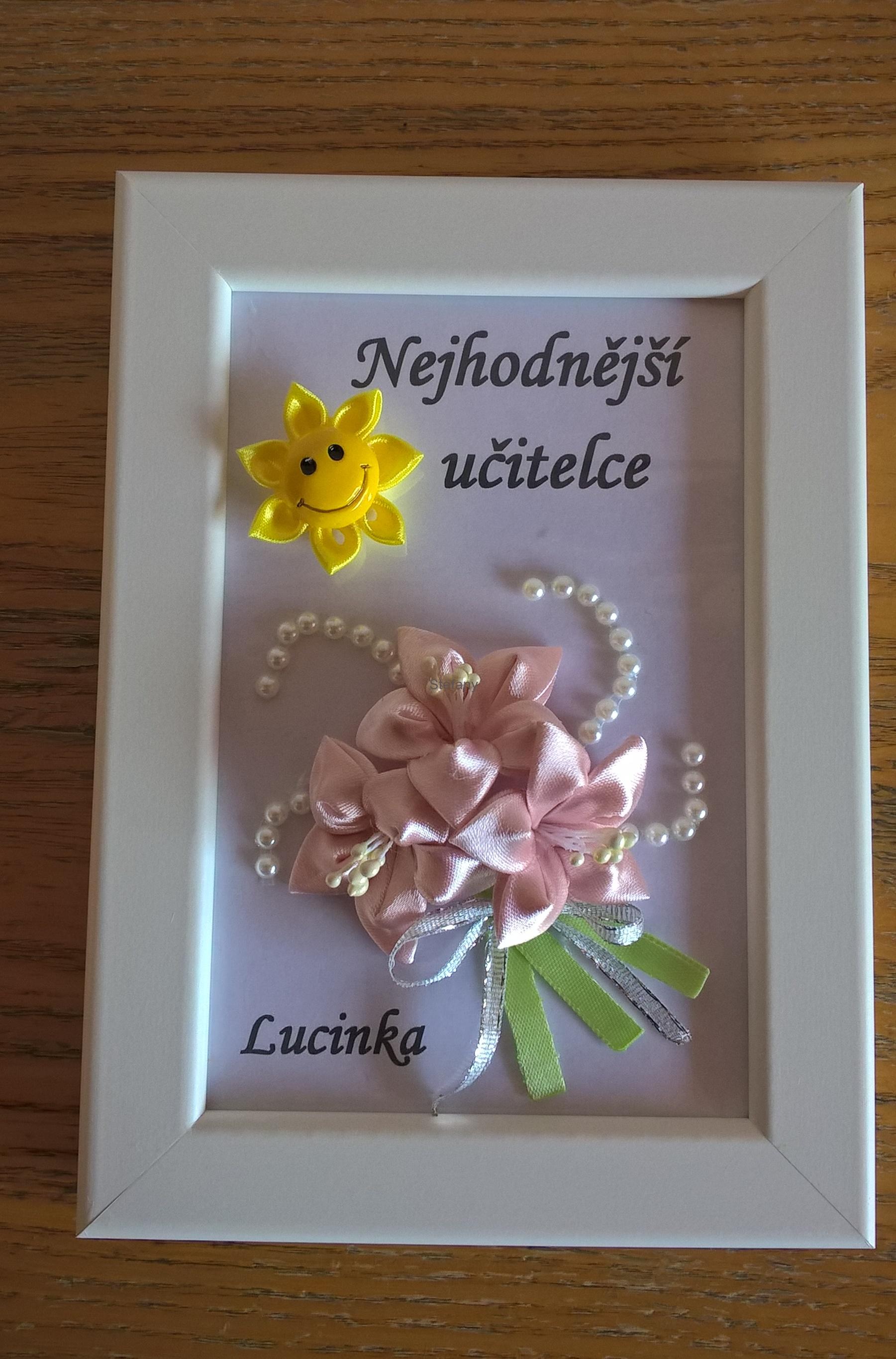 Rámeček s věnováním