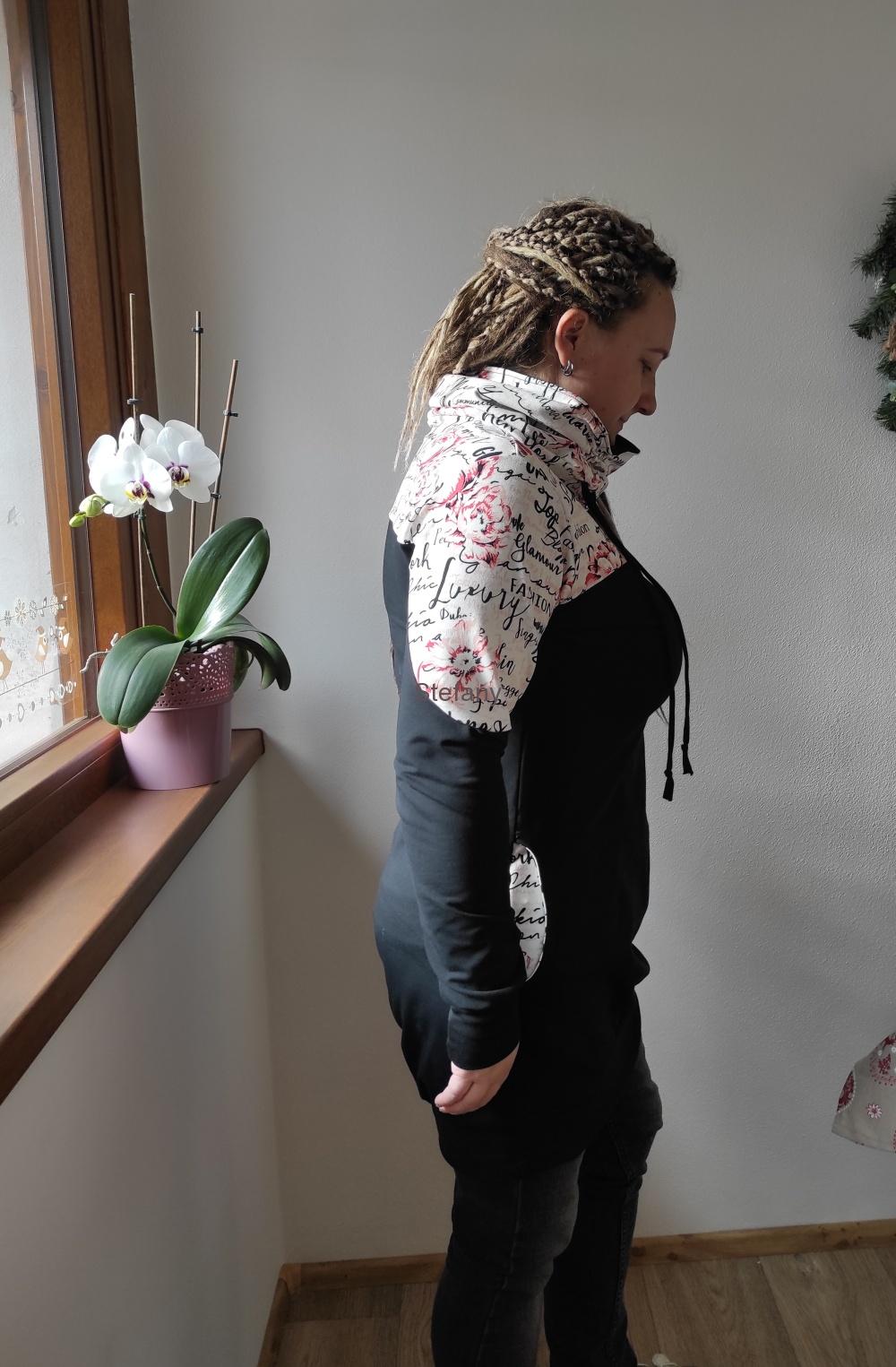 Mikina květy a písmo II