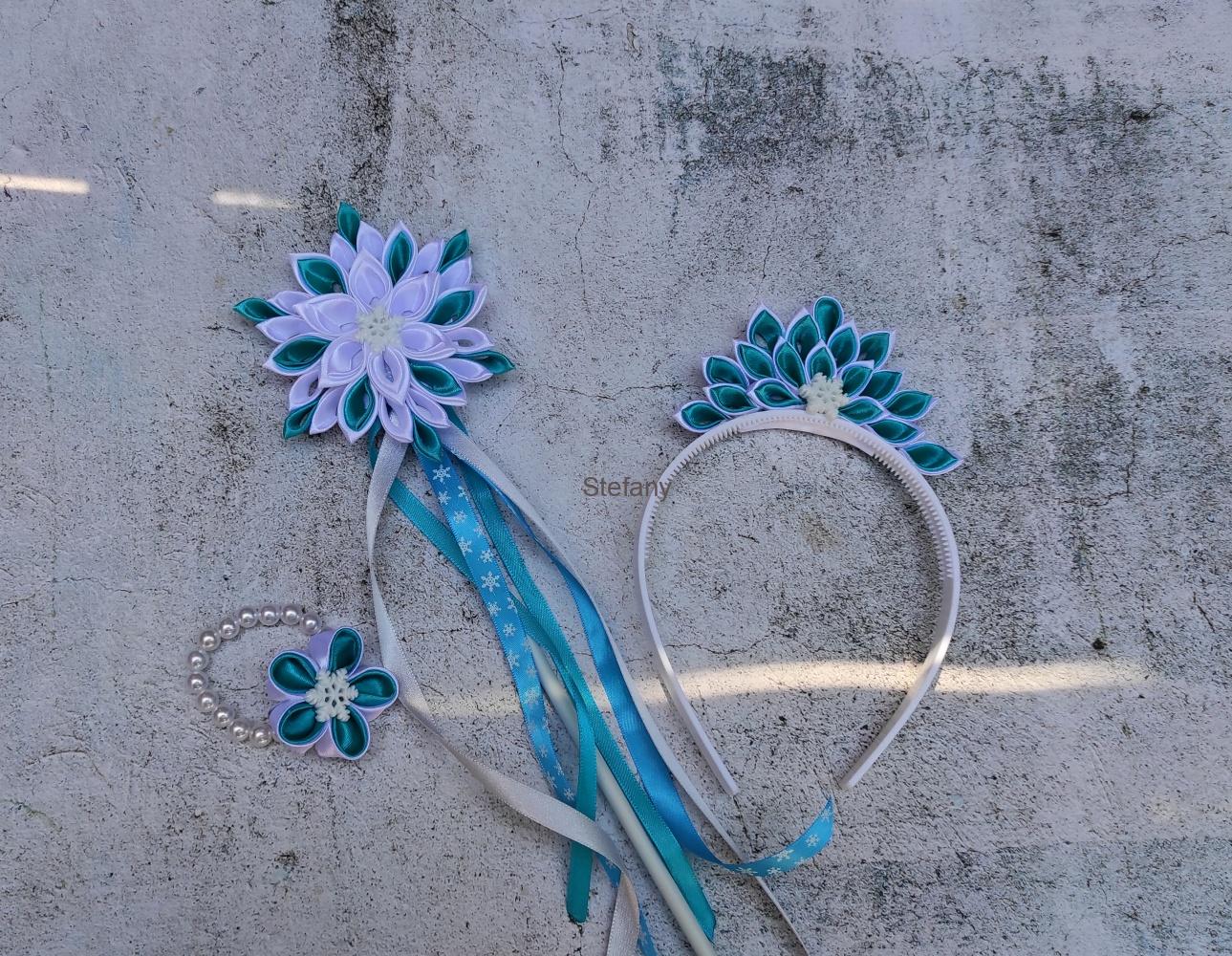 Tutu šatičky Elsa Frozen sada
